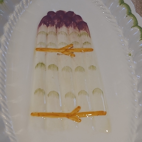 Vintage Ceramic Asparagus Serveware Platter - Picture 2 of 5